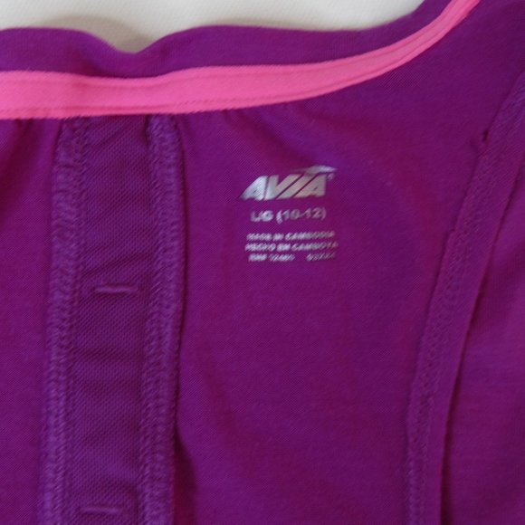 2 Athletic Sleeveless Tank Top Girls Size L(10-12) - Picture 6 of 10